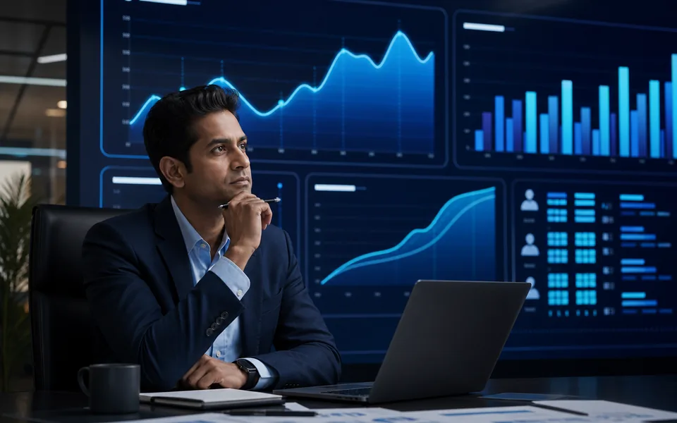 Analytics dashboard built by Navjyoti